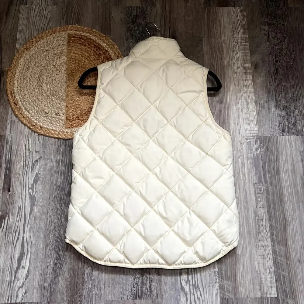 J. CREW Excursion Quilted Down Womens Vest